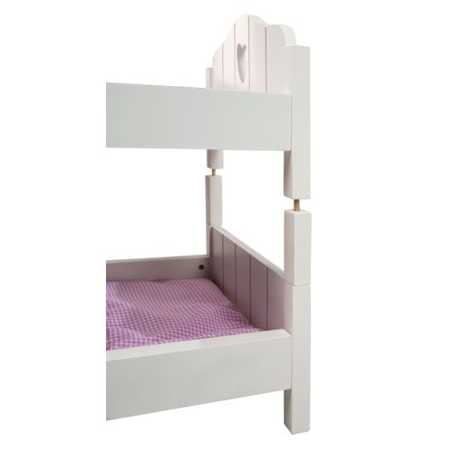 Lit Superposé Poupée Poupon Twinkle Stars Princess 2 Couchettes Bois