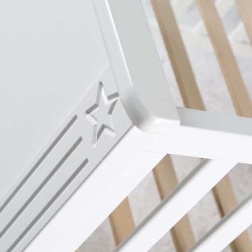 Lit à Langer Blanc Obaby Space Saver - Idéal Pour Petites Chambres - Compatible Avec Lit Bébé - Naissance à 12 Mois