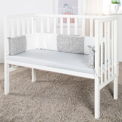 Tour De Lit Bébé Safe Asleep® - Air Plus Miffy® - Gris 