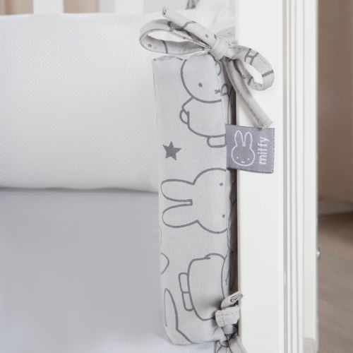 Tour De Lit Bébé Safe Asleep® - Air Plus Miffy® - Gris 