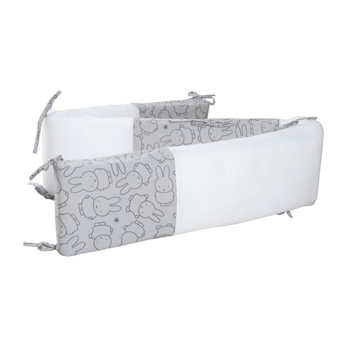 Tour De Lit Bébé Safe Asleep® - Air Plus Miffy® - Gris 