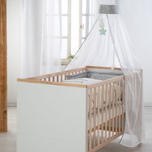 Ensemble De Chambre Caro - Lit Bébé + Commode Á Langer + Armoire 3 Portes