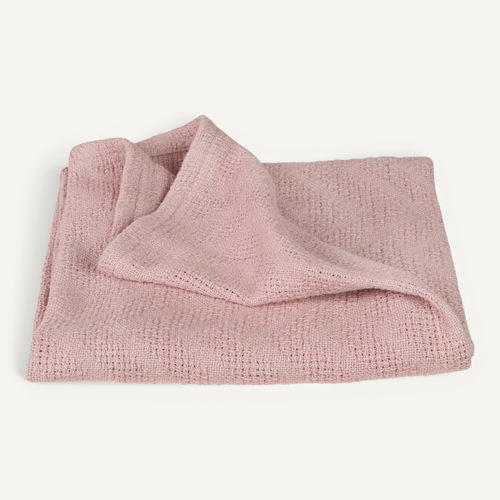 Couverture De Bébé Bio Lil Planet Tricoté – 80 X 80 Cm – Rose