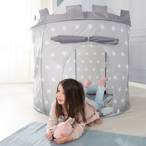 Tente Pop Up Château Fort Gris Pour Enfant - Sterneburg