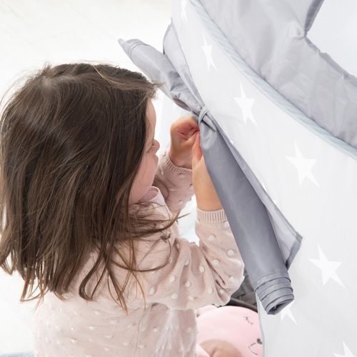 Tente Pop Up Château Fort Gris Pour Enfant - Sterneburg