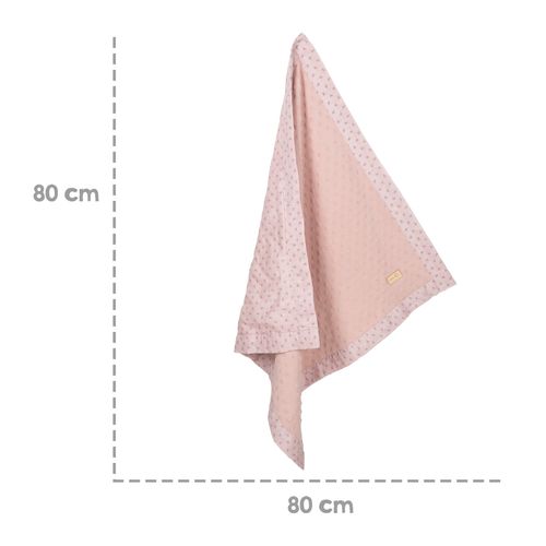 Doudou Bio 'Lil Planet' 40 X 40 Cm - Mousseline Et Jersey Certifié GOTS - Vert Givré