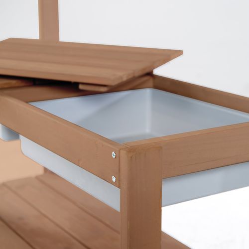Cuisine De Jeux À Sable Et Eau En Bois Massif Teck - Fun Outdoor+
