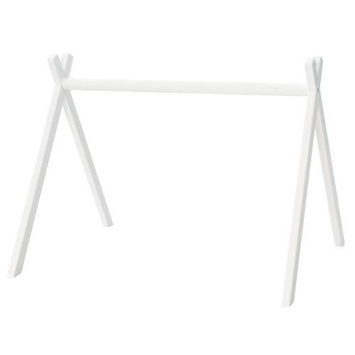Portique D'éveil En Bois Pour Bébé Montesori Babygym - Blanc