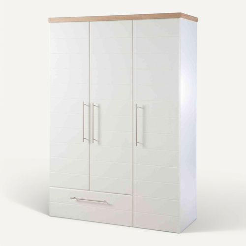 Armoire Bébé En Bois 3 Portes   1 Tiroir Nele