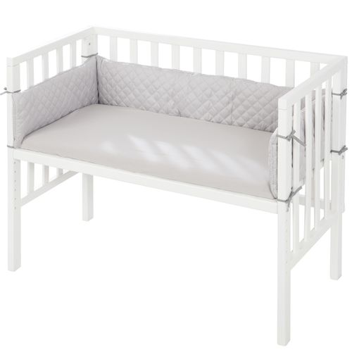 Lit Cododo Roba Style 2en1 + Matelas + Tour + Barrière - Blanc