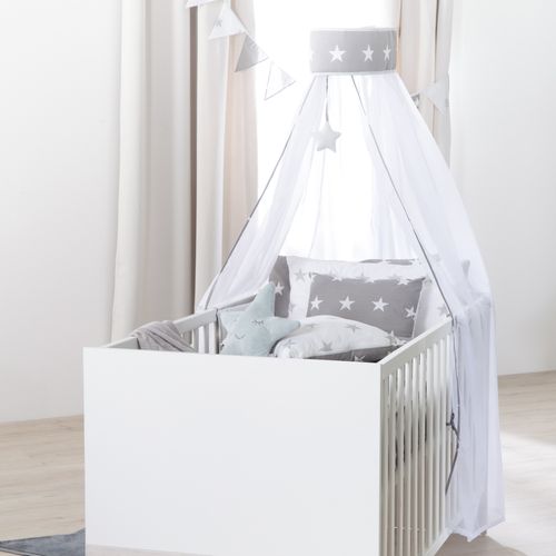 Lit Bébé évolutif Julia - 70x140 - Convertible - Réglable En Hauteur