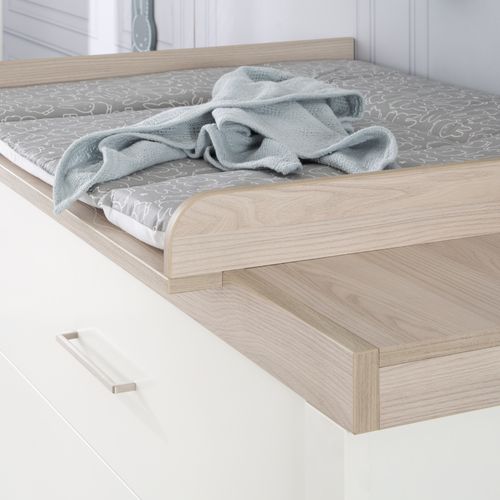 Ensemble De Meuble Lucy - Lit Bébé + Commode À Langer + Armoire 3 Portes