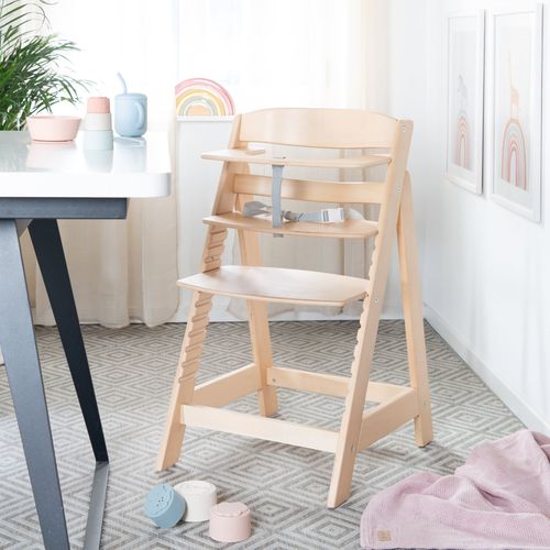 Chaise Haute Évolutive Supportant Jusqu'à 70 Kg - Naturel - Sit Up Flex