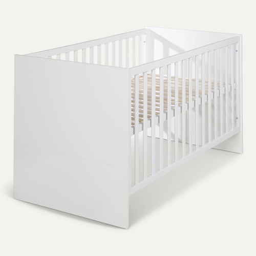 Lit Bébé évolutif Lilo - Hauteur Réglable - 70x140cm - Blanc