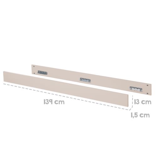 Kit De Conversion Pour Transformer Lit Bébé 70 X 140 Cm Au Lit Junior - 10011CM - Beige