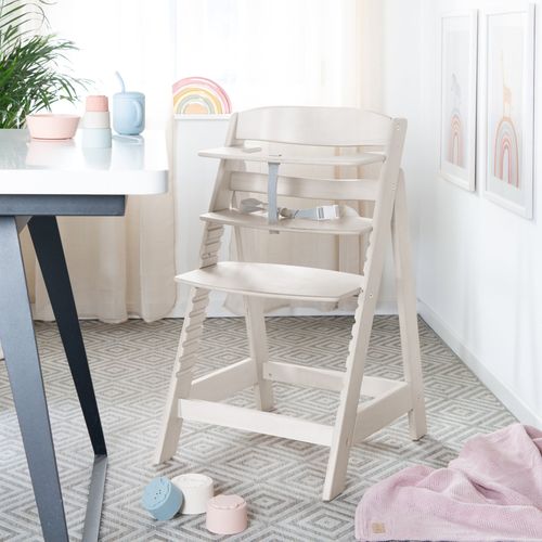 Chaise Haute Évolutive Compatible Avec Plateau Repas Sit Up Flex - Beige Délavé