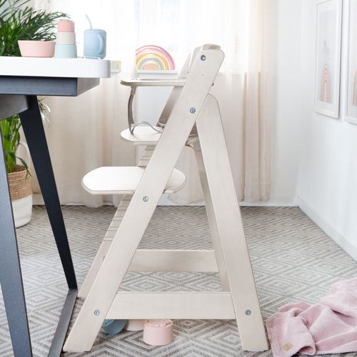 Chaise Haute Évolutive Compatible Avec Plateau Repas Sit Up Flex - Beige Délavé