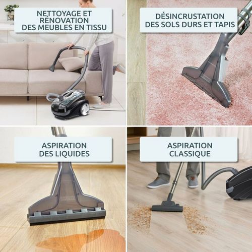 Aspirateur Extracteur 2 En 1 Injection Extraction Tapis Et Tissus 1700 W 83 dB