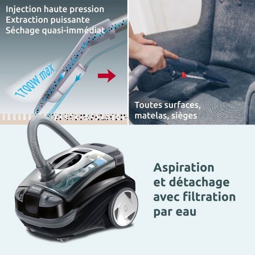 Aspirateur Extracteur 2 En 1 Injection Extraction Tapis Et Tissus 1700 W 83 dB