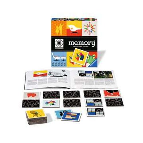Ravensburger Memory Collector Eames – Jeu D'association Et Mémorisation, 64 Cartes (32 Paires), Dès 8 Ans, Fabriqué En Europe