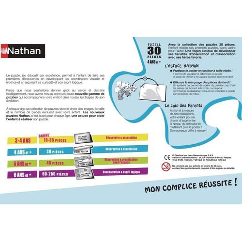 Le Roi Lion Puzzle Simba et Co 30 PCs - Disney