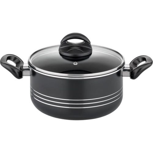 Milano Grey Batterie 15 Pièces Aluminium - Induction, Revêtement Vitaflon Quarzit