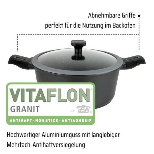 Marmite Fonte D'aluminium - Easy Click - 24 Cm - Induction