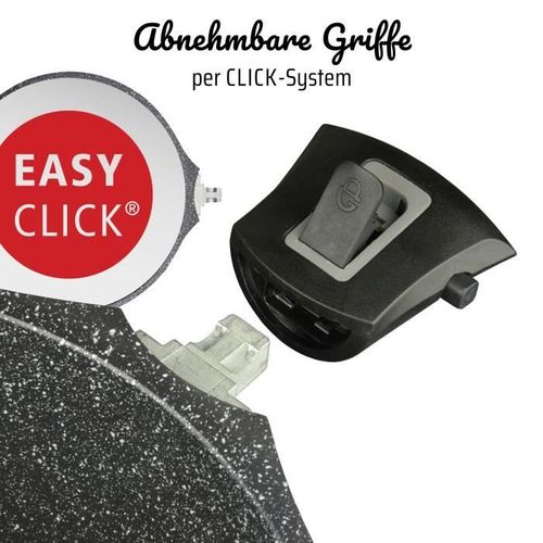 Marmite Fonte D'aluminium - Easy Click - 24 Cm - Induction