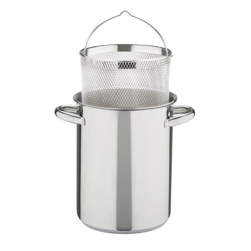 Marmite A Spaghettis Et Asperges En Acier Inoxydable 18/10 A Induction - 4,2 L