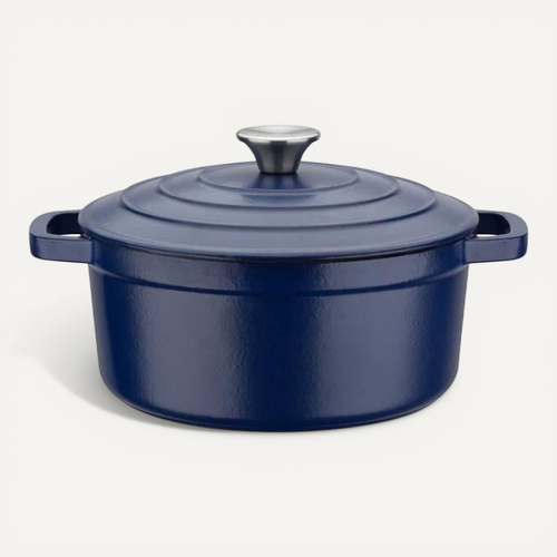 Casserole 24 Cm Fonte D'acier 3,8 L – Compatible Induction, Four 240°c