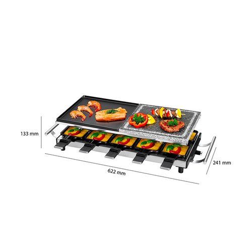 Raclette-gril 2 En 1  PC-rg 1144