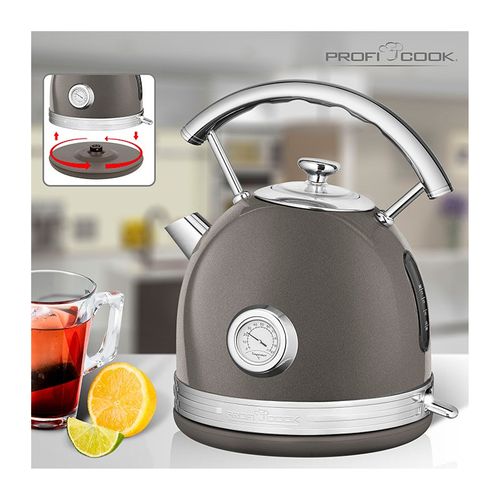 Bouilloire Vintage 1,7l 2200w PC-wks 1192 Anthracite