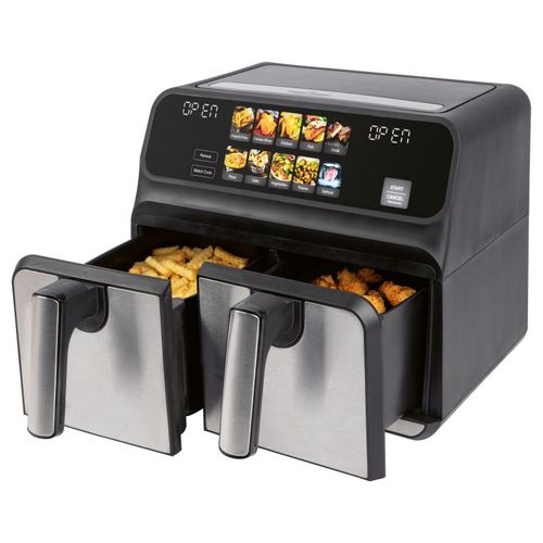 Friteuse à Air Chaud Air Fryer 8l Double Compartiment PC-fr1287h