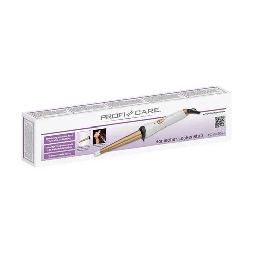 Fer à Boucler Conique  PC-hc 3049 Blanc/gold