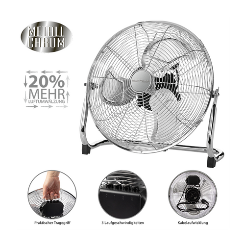 Brasseur D'air Design Inox 40cm  PC-vl 3065 Wm