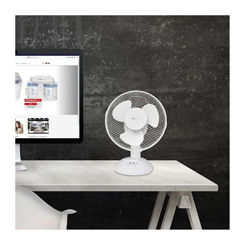 Ventilateur De Table Blanc Vl 3601 Clatronic