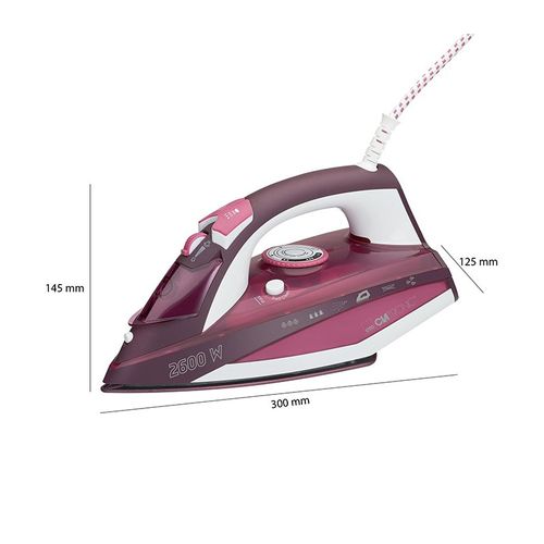 Fer à Repasser Vapeur 2600w  dB 3705 Blanc/rouge