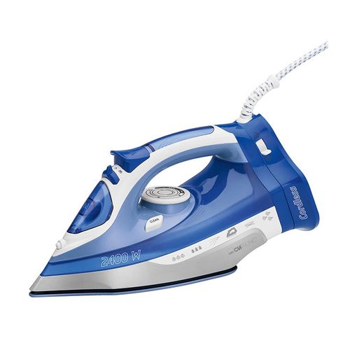 Fer à Repasser Semelle Céramique Avec Ou Sans Fil 2400w dB 3706 Bleu