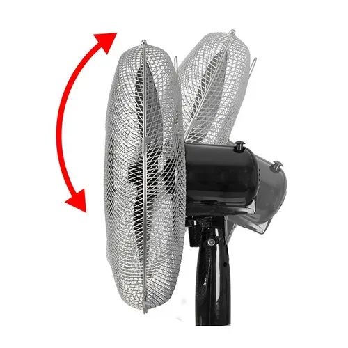 Ventilateur Sur Pied 40cm Avec Telecommande  Vl 3741s Noir