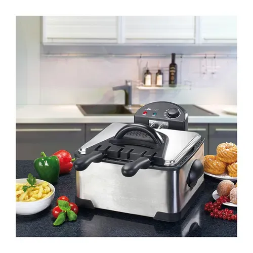Double Friteuse 4l Inox  Fr 3195