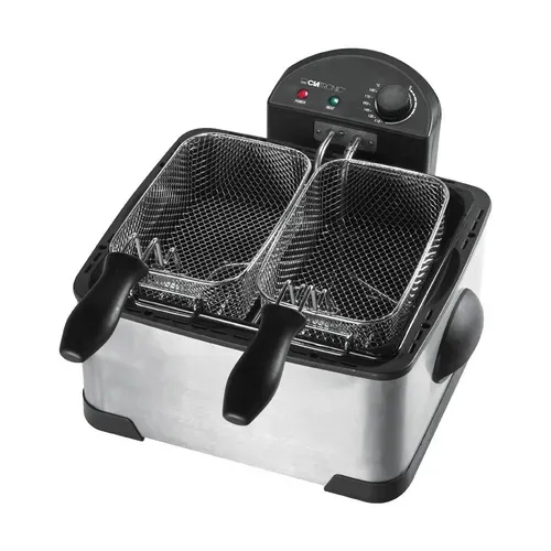 Double Friteuse 4l Inox  Fr 3195