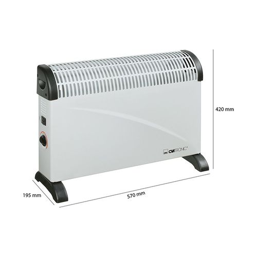 Convecteur électrique 2000 W  Kh 3077n Blanc
