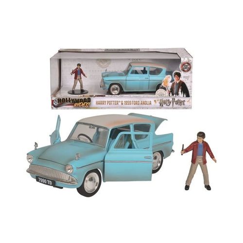 Harry Potter Ford Anglia 1959 + Figurine 1/24eme