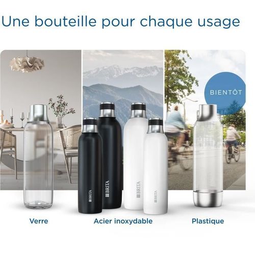 Pack De 2 Bouteilles En Verre - Sodatrio - 1l