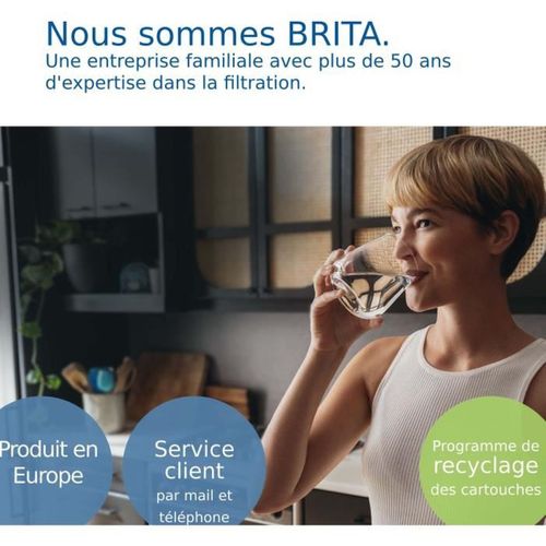Carafe Filtrante XL 3,5 L Bleue Avec Cartouche Maxtra Pro