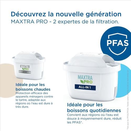 Carafe Filtrante XL 3,5 L Bleue Avec Cartouche Maxtra Pro
