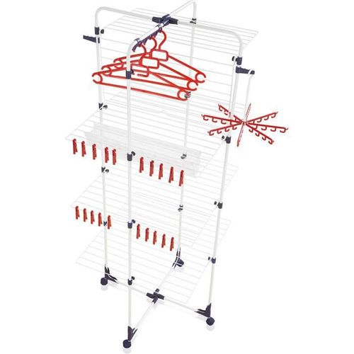 Séchoir à Linge 450 Deluxe 81464, Étendoir à Linge Avec 45m D'étendage Et Accessoires