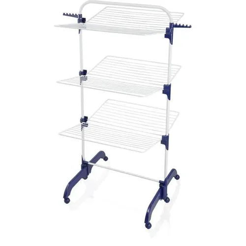 Séchoir à Linge  420 Comfort 81529 , Étendoir à Linge avec Cadres Rabattables et Supports Latéraux