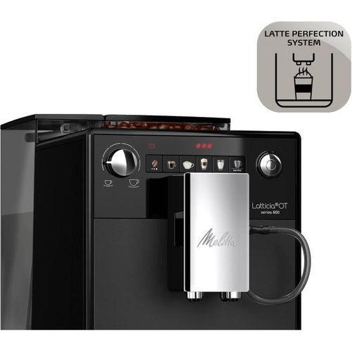 Expresso Avec Broyeur Latticia One Touch F300-100 - 1,5 L - 1450 W - Noir Mat