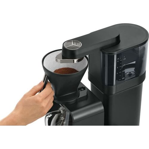 Cafetiere Filtre - Epour 1024-11 - 1515 W - 2/8 Tasses - Noir / Chrome